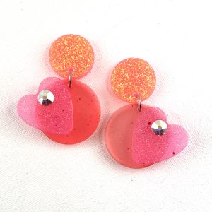 🎉Festival 1 – Boucles d’oreilles en résine – Pièces uniques 🎉Festival 1 – Boucles d’oreilles en résine – Pièces uniques