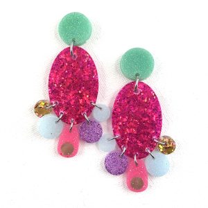 🎉Festival 8 – Boucles d’oreilles en résine – Pièces uniques 🎉Festival 8 – Boucles d’oreilles en résine – Pièces uniques