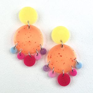 🎉Festival 9 – Boucles d’oreilles en résine – Pièces uniques 🎉Festival 9 – Boucles d’oreilles en résine – Pièces uniques